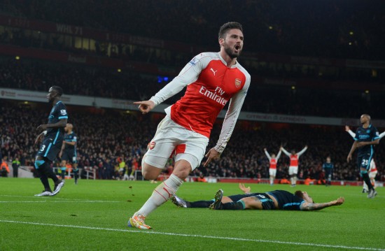  阿森纳主场力克曼城重返积分榜首席位